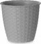 Bloempot Stefanplast Grijs Plastic 14 x 13 x 14 cm (12 Stuks)