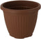 Bloempot Terra voor binnen & buiten - hoogwaardig kunststof - Ø 12.5 x H 10 cm - set 4 stuks