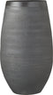Bloempot vaas/vazen grijs keramiek voor bloemen/planten H50 x D29 cm - Mica Decorations plantenpotten