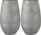 Bloempot vaas/vazen lichtgrijs keramiek voor bloemen/planten H50 x D29 cm - Mica Decorations plantenpotten
