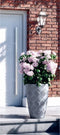 Bloempot Wave Slim - Zilver - Binnen & Buiten - Plantenbak - Bloembak - Vorst Bestendig - UV Bestendig - Tuin
