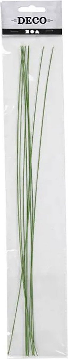 Bloemsteeldraad Groen 0,6 mm, 20st..