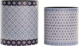 Blokkenset DKD Home Decor Blauw Hout (31,5 x 23 x 35,3 cm)