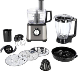 Blokker Foodprocessor - Keukenmachine - Citruspers 600W - Zilverkleurig