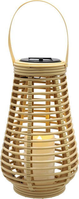 Blokker Solar Lantaarn Tosacane - Beige - Ø 16.5x26cm