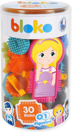 Bloko Nopper Bouwblokken met Figuur, 31dlg..