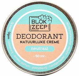 Blokzeep Deodorant Crème Neutraal 50 gr