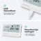 Bloomfold Digitale Hygrometer - Thermometer voor binnen - Luchtvochtigheidsmeter - Weerstation - Wit