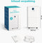 Bloomfold Luchtontvochtiger - 12L per Dag - Incl. Was-droog Functie - Geschikt voor Woonkamer, Slaapkamer, Kelder & Badkamer - Dehumidifier - Wit