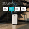 Bloomfold Luchtontvochtiger - 16L per Dag - Incl. Was-droog Functie - Geschikt voor Woonkamer, Slaapkamer, Kelder & Badkamer - Dehumidifier - Wit