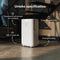Bloomfold Luchtontvochtiger - 20L per Dag - Incl. Was-droog Functie - Geschikt voor Woonkamer, Slaapkamer, Kelder & Badkamer - Dehumidifier - Wit