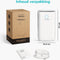 Bloomfold Luchtontvochtiger - 20L per Dag - Incl. Was-droog Functie - Geschikt voor Woonkamer, Slaapkamer, Kelder & Badkamer - Dehumidifier - Wit