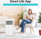 Bloomfold Mobiele Airco - 9.000 BTU - 4-in-1 - Airconditioning met Raamafdichtingskits - Slaapkamer airconditioning - Woonkamer airconditioning - tot 25m² koelen - Wifi modus & App