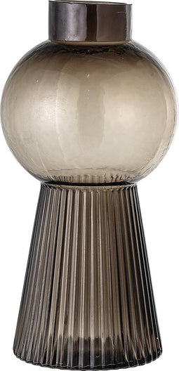 Bloomingville - Vaas - Glas - Bruin