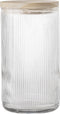 Bloomingville - Voorraadpot met deksel - Glas - 12xH21.5 cm