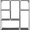 Bloomingville Wandplank Zwart Metaal 57cm.H
