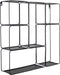 Bloomingville Wandplank Zwart Metaal 57cm.H