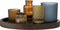Bloomingville - Waxinelichthouder - Bruin - Glas - Set van 6