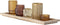Bloomingville - Waxinelichthouder - Bruin - Glas - Set van 6
