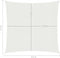 vidaXL - Zonnezeil - 160 - g/m² - 4,5x4,5 - m - HDPE - wit