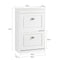 SoBuy FSR78-W - Schoenenkast - 2 Kleppen - Wit - 24 x 60 x 102 cm
