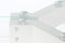 Eettafel DKD Home Decor Wit Transparant Kristal Hout MDF 160 x 90 x 75 cm