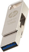 PNY x206C - USB-stick 128GB - USB Type-A / USB Type-C - Zilver