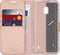 Accezz Hoesje Geschikt voor Nokia 2.2 Hoesje Met Pasjeshouder - Accezz Wallet Softcase Bookcase - Roze
