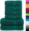 vidaXL - 6-delige - Handdoekenset - SOLUND - 600 - g/m² - groen