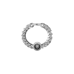 Guess LION KING - Heren Armband - Staal - Zilverkleurig - 21.50 cm