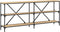 vidaXL - Wandtafel - 180x30x75 - cm - bewerkt - hout - en - ijzer - sonoma - eikenkleur