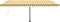 vidaXL - Luifel - vrijstaand - automatisch - 500x300 - cm - geel - en - wit