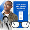 BLU Computerbril - Blauw licht bril - Blue Light Glasses - Lichtgewicht Unisex Bril - Zwart