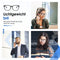 BLU Computerbril - Blauw licht bril - Blue Light Glasses - Lichtgewicht Unisex Bril - Zwart