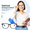 BLU Computerbril - Blauw licht bril - Blue Light Glasses - Lichtgewicht Unisex Bril - Zwart