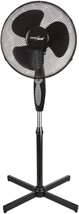 Greenblue GB580 - Statiefventilator - 40 cm met afstandsbediening en timerfunctie - Zwart