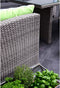 Blue bird lounge-diningset - 5-delig - links - grey - reflex black