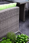 Blue bird lounge-diningset - 5-delig - rechts - grey - reflex black