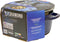 Blue Diamond, Braadpan met deksel – Keramische coating ingelegd met diamantdeeltjes - Ø24 cm – inhoud; 4,46 L - Blauw - Met GRATIS panbeschermer