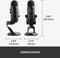 Blue Microphones Yeti - Microfoon - USB - Studiokwaliteit Streaming en Recording - Blackout