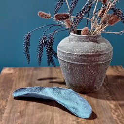 Blue Patina Decorative Tray (set van 4)