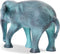 Blue Patina Elephant Statue (set van 4)