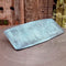 Blue Patina Rectangular Decorative Plate Large (set van 4)