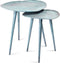 Blue Patina Side Table 46