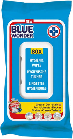 Blue Wonder Antibacteriële doekjes - 6 x 80 doekjes