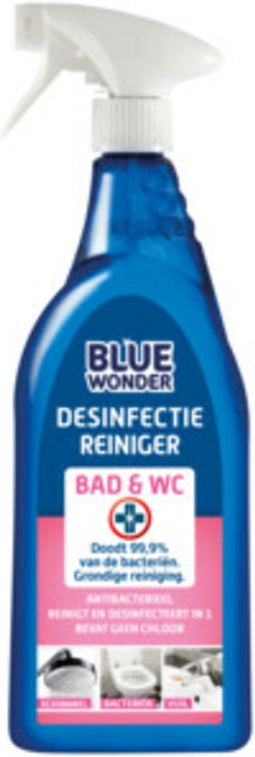 Blue Wonder desinfectie reiniger badkamer