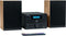 Bluetooth microsysteem - THOMSON - FM/CD/MP3/USB-radio - 20W rms - FM RDS-tuner - Hoofdtelefoonaansluiting - Afstandsbediening - Voeding. 230 V - Hout et zwart