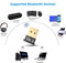 Bluetooth USB 5.0 Adapter - Bluetooth Dongle - Audio Receiver - Bluetooth Transmitter - Bluetooth Ontvanger - Plug & Play - Zwart