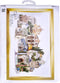 Thea Gouverneur - Borduurpakket met telpatroon - 533 - Voorgesorteerde DMC Garens - Jerusalem Israël - Linnen - 79 cm x 50 cm - DIY Kit