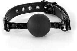 NS Novelties - Soft Silicone Gag - Bondage / SM Gags and muzzles Zwart